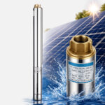2.2KW AC/DC Hybrid Solar Borehole Pump – 235M Head