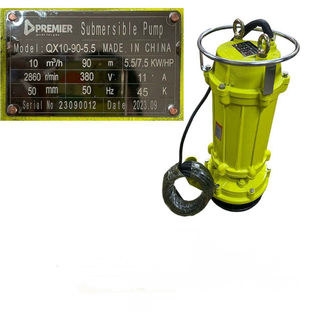 efe2e48d-8f9e-46b6-8e3a-17ac5353bbb8.jpg Premier Submersible pump 7.5hp 90M head - Image 1